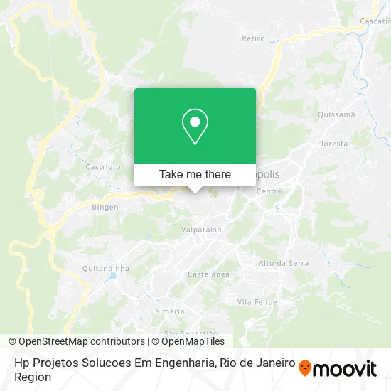 Hp Projetos Solucoes Em Engenharia map