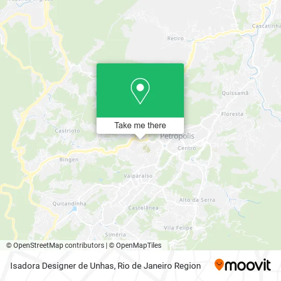 Isadora Designer de Unhas map