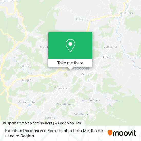 Kausben Parafusos e Ferramentas Ltda Me map