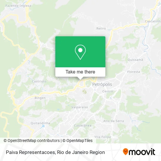 Paiva Representacoes map