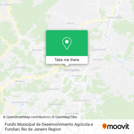 Fundo Municipal de Desenvolvimento Agricola e Fundiari map