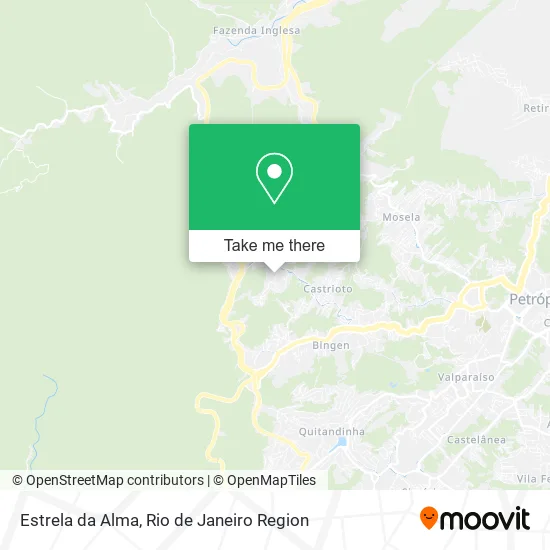 Estrela da Alma map