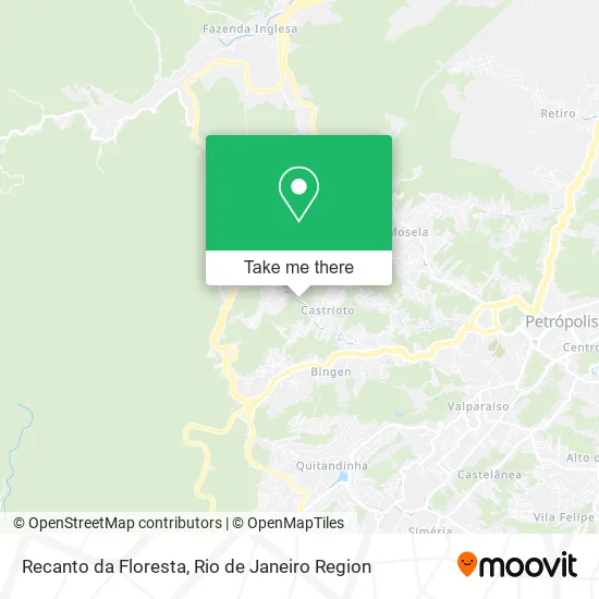 Recanto da Floresta map