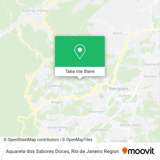 Aquarela dos Sabores Doces map