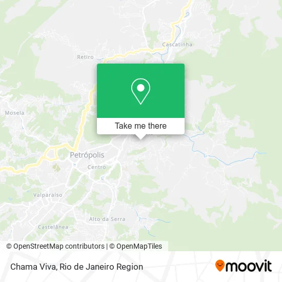 Chama Viva map