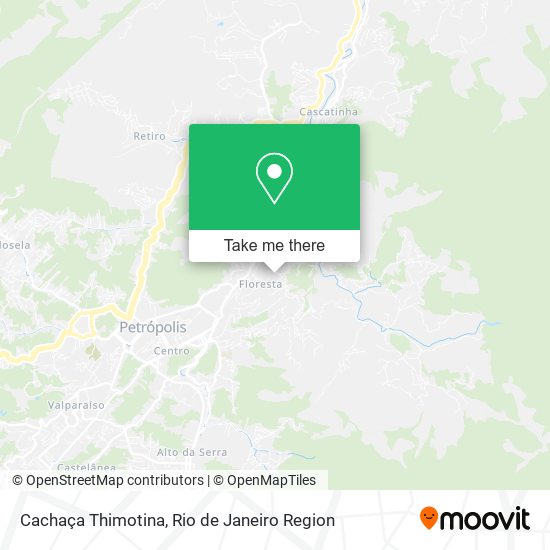 Cachaça Thimotina map