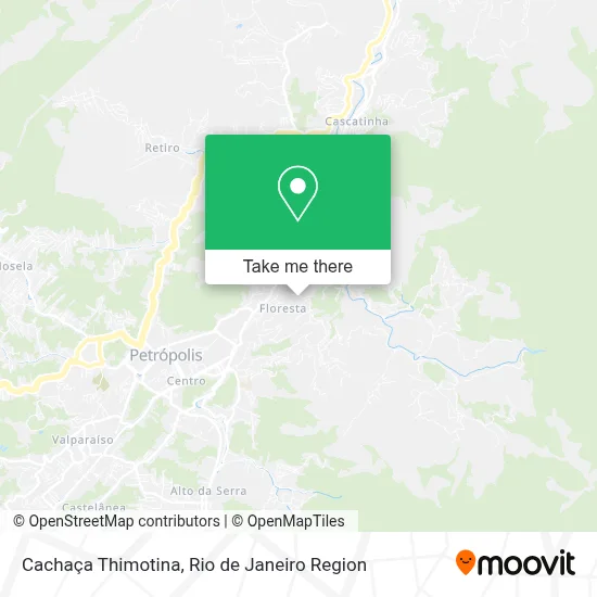 Cachaça Thimotina map