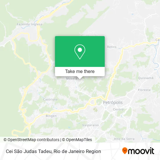 Cei São Judas Tadeu map
