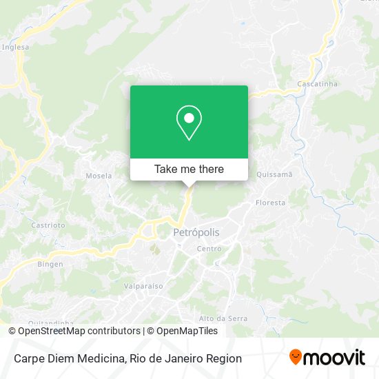 Carpe Diem Medicina map