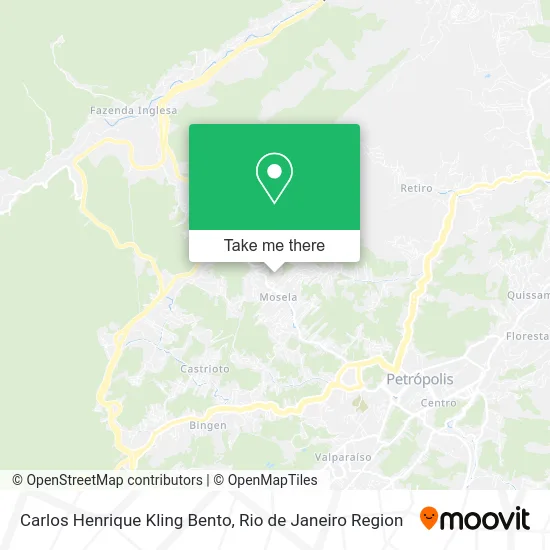 Carlos Henrique Kling Bento map