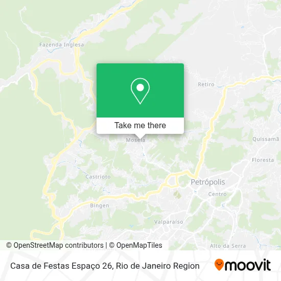 Casa de Festas Espaço 26 map