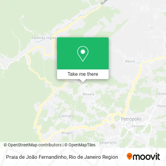 Praia de João Fernandinho map