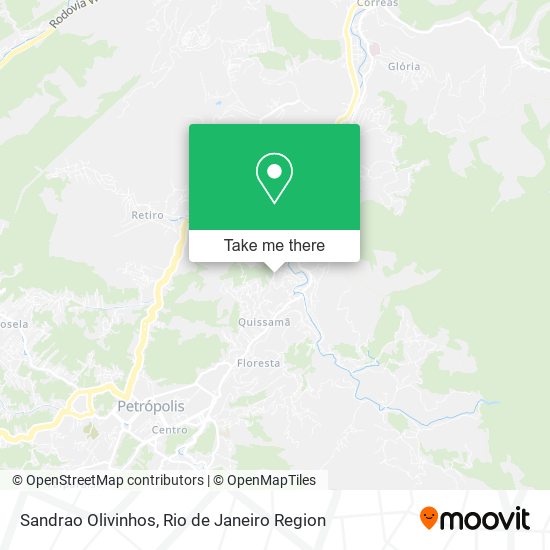 Sandrao Olivinhos map
