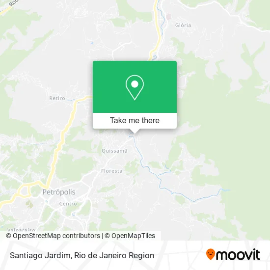 Santiago Jardim map