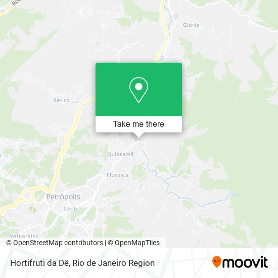 Hortifruti da Dê map