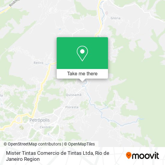 Mister Tintas Comercio de Tintas Ltda map