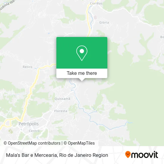 Mala's Bar e Mercearia map