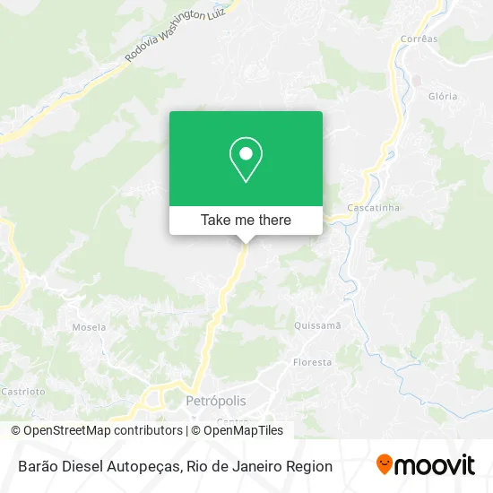 Barão Diesel Autopeças map