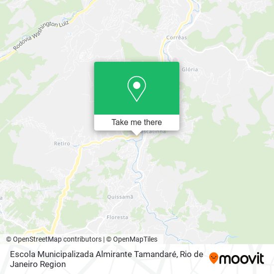 Mapa Escola Municipalizada Almirante Tamandaré