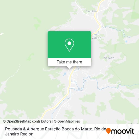 Pousada & Albergue Estação Bocca do Matto map