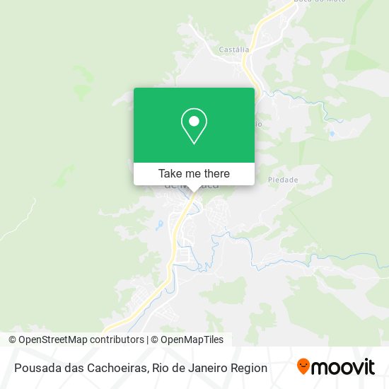 Pousada das Cachoeiras map