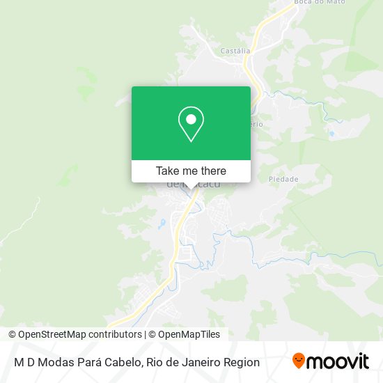M D Modas Pará Cabelo map