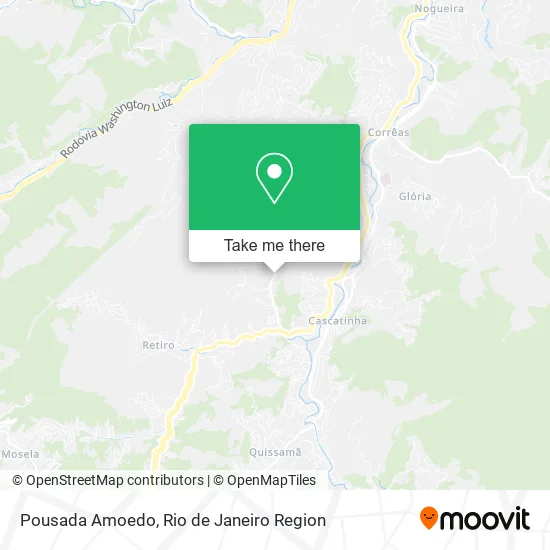 Pousada Amoedo map
