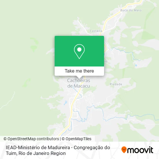 IEAD-Ministério de Madureira - Congregação do Tuim map