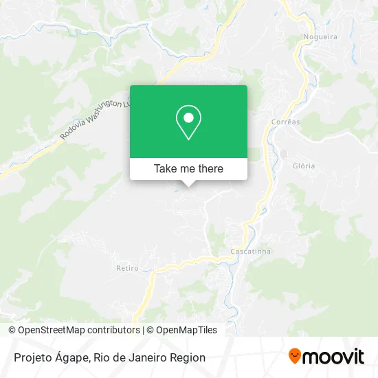 Projeto Ágape map