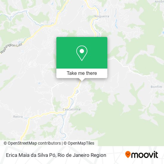 Erica Maia da Silva Pó map