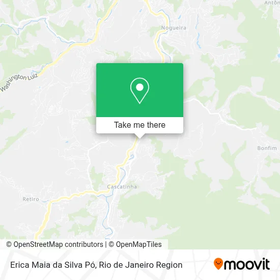 Erica Maia da Silva Pó map