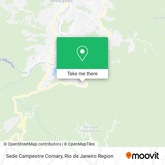 Sede Campestre Comary map