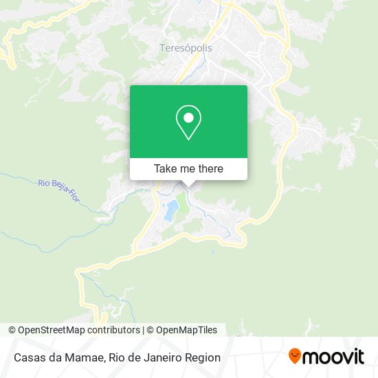 Casas da Mamae map