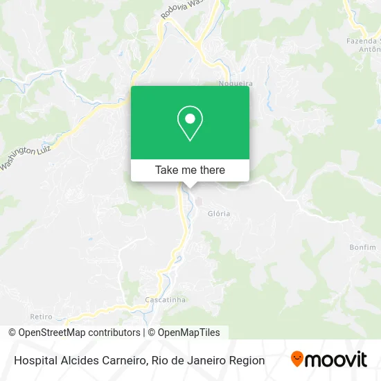 Hospital Alcides Carneiro map