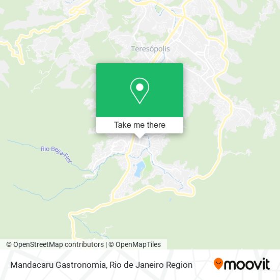 Mandacaru Gastronomia map