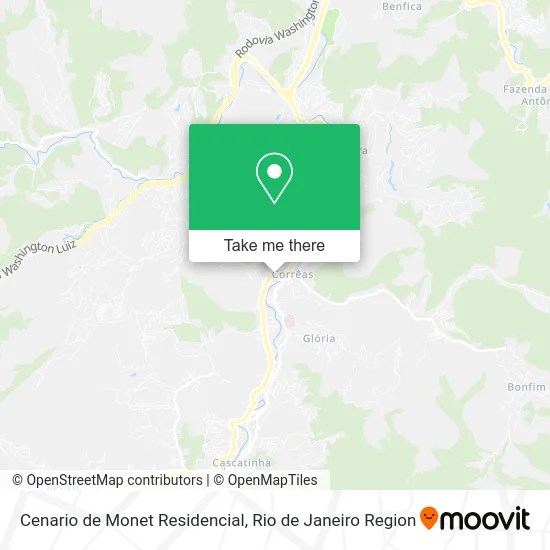 Cenario de Monet Residencial map