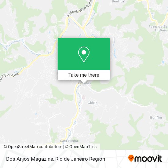 Dos Anjos Magazine map