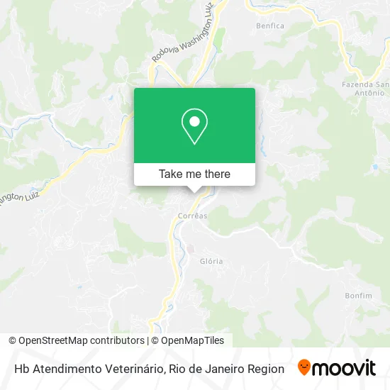 Hb Atendimento Veterinário map