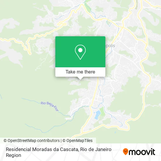 Residencial Moradas da Cascata map