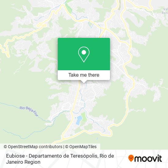 Eubiose - Departamento de Teresópolis map