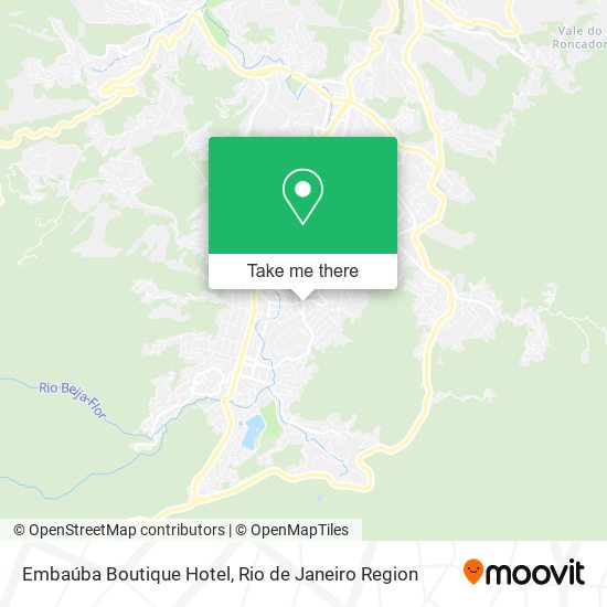 Embaúba Boutique Hotel map