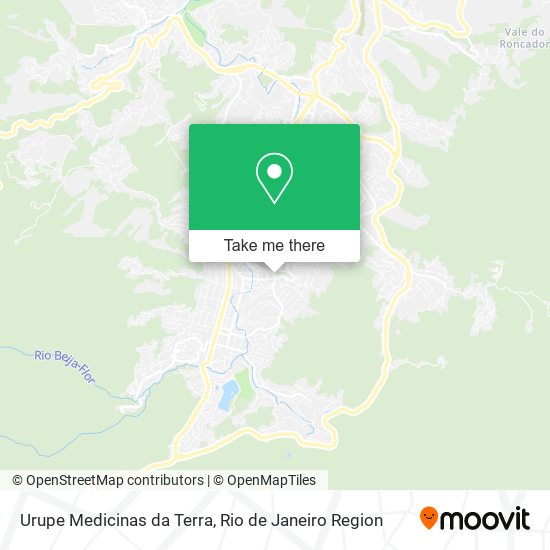 Urupe Medicinas da Terra map