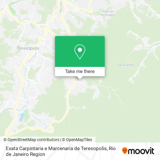 Exata Carpintaria e Marcenaria de Teresopolis map
