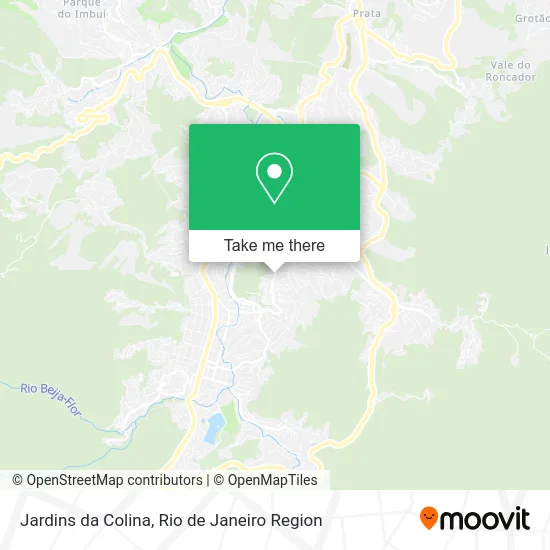 Jardins da Colina map