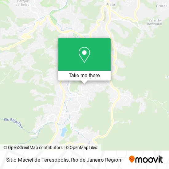 Sitio Maciel de Teresopolis map