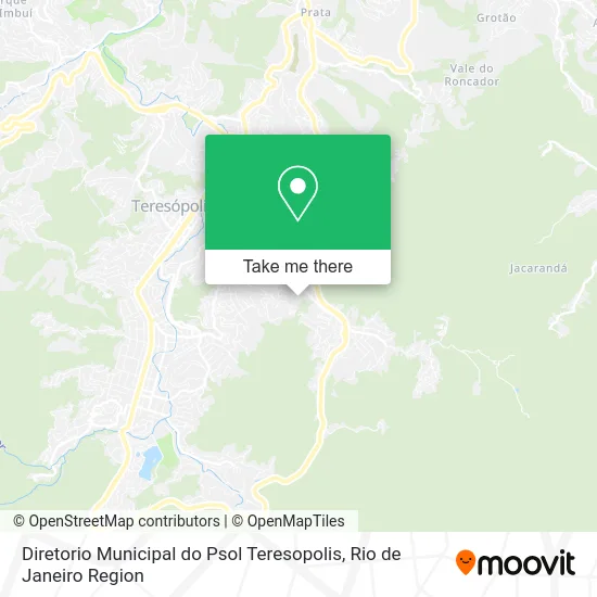 Diretorio Municipal do Psol Teresopolis map