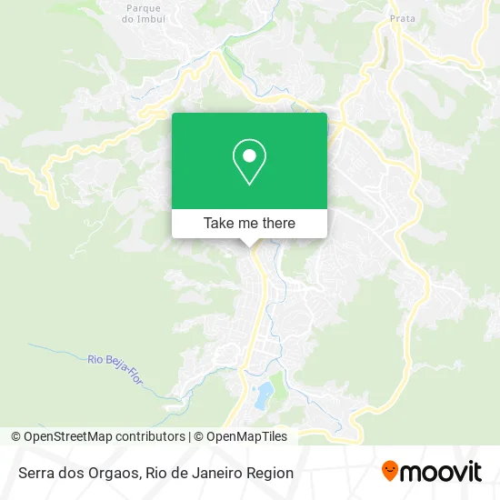 Serra dos Orgaos map