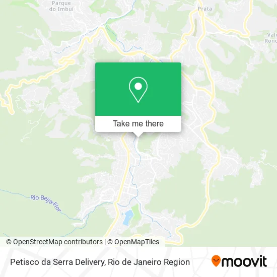 Petisco da Serra Delivery map