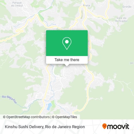 Kinshu Sushi Delivery map