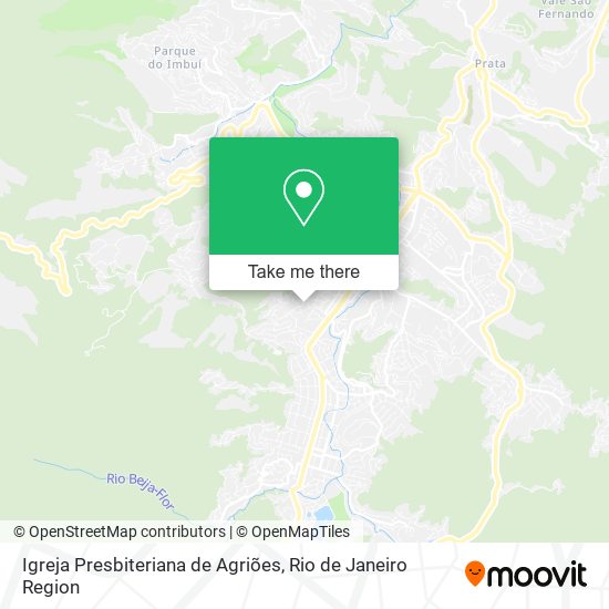 Igreja Presbiteriana de Agriões map